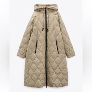 Zara Hooded Padded Coat